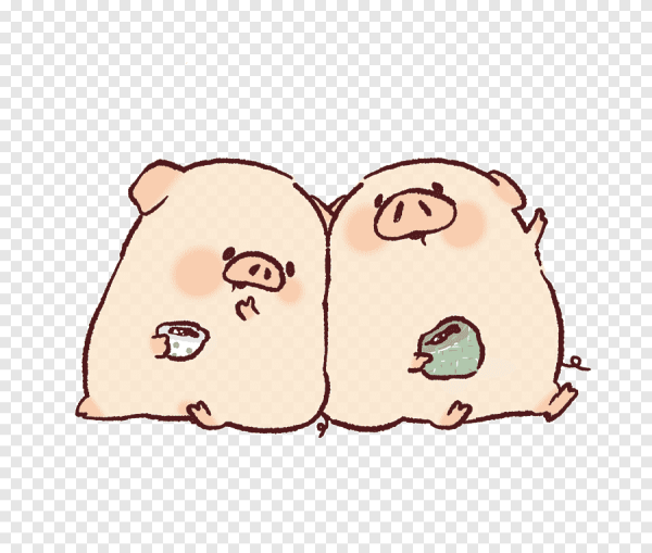 Милые рисуночки легкие Свинка