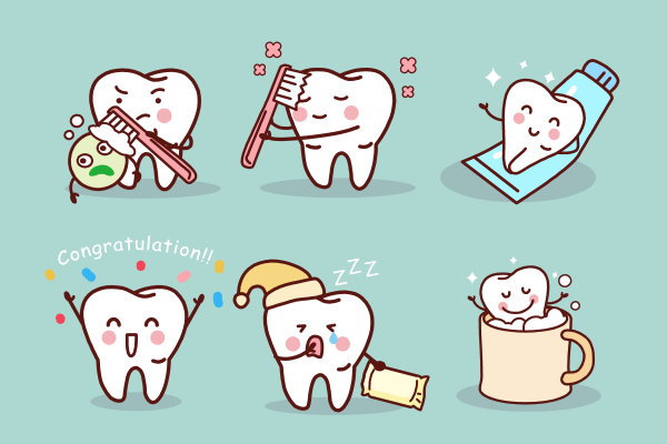 Зуб рисунок милые