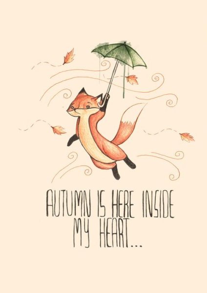 Осенние рисунки для скеч бука