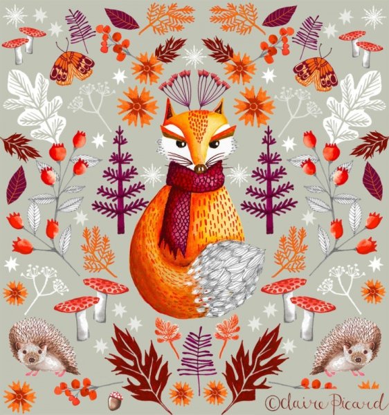 Иллюстрации с лисами