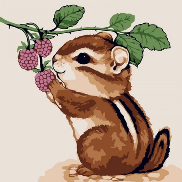 Милые зверьки арт