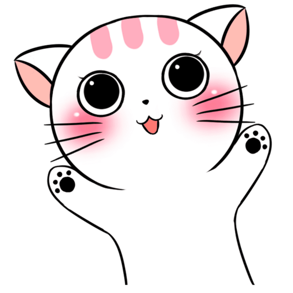 Милый мультяшный котик