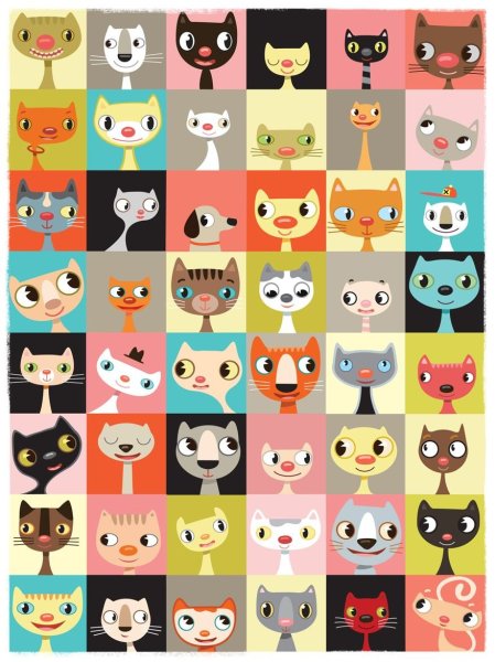 Много милых рисунков