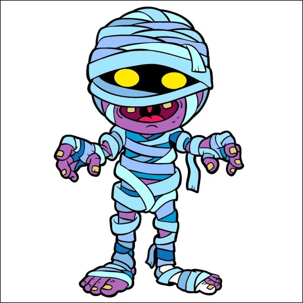 Мумия рисунок