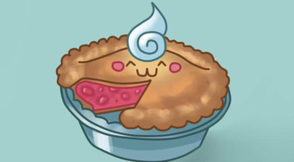 Пирог с глазами рисунок для детей