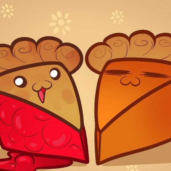 Пирожок мультяшный