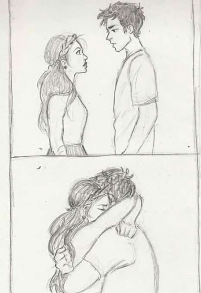 Рисунок карандашом парень с девушкой