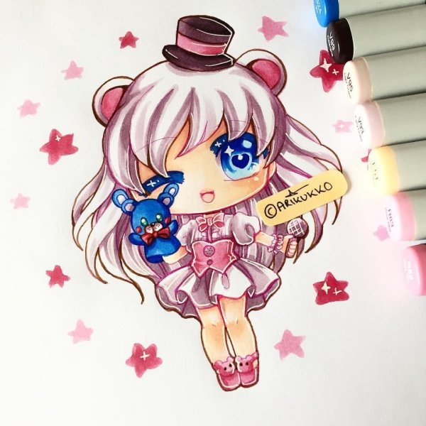 Рисунки ФНАФ Мангл