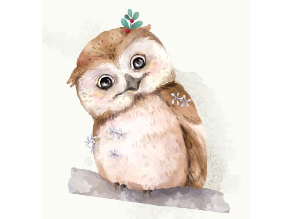 Сова мультяшный