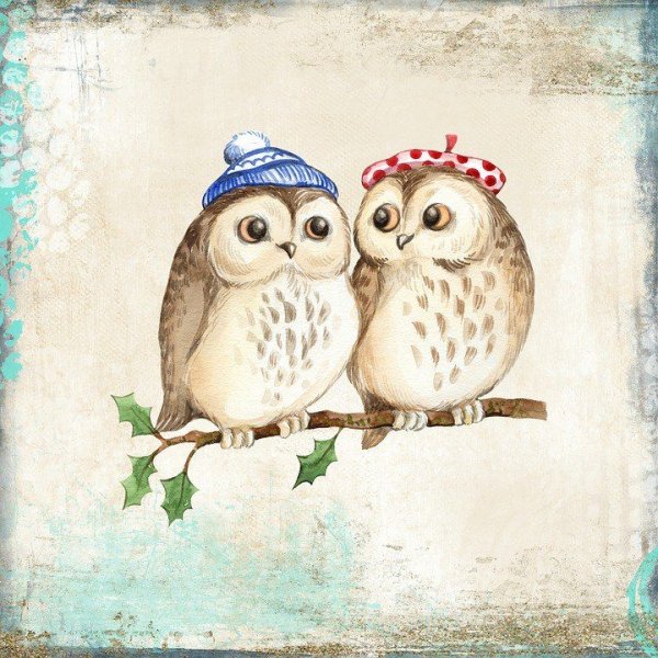 Совушки художницы Инга Пальцер