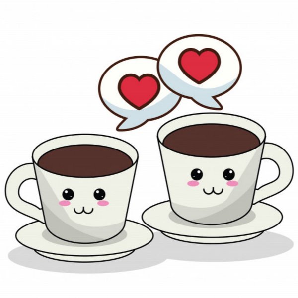 Две кружки мультяшные