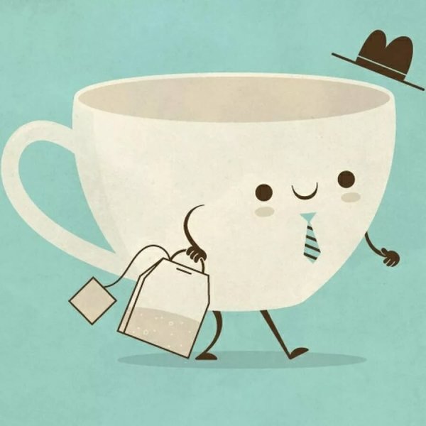 Кружка чая арт