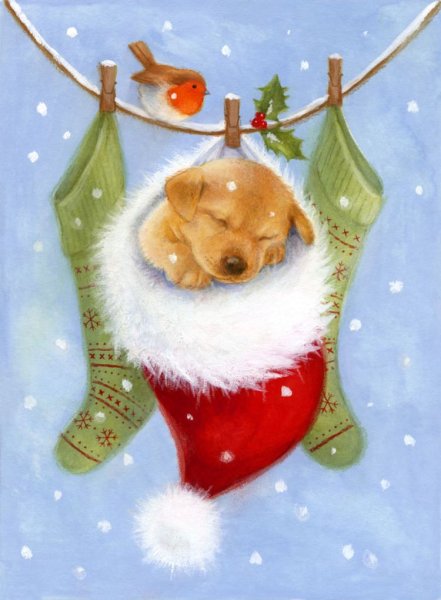 Красивые новогодние иллюстрации