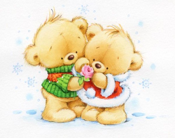 Иллюстрации Марины Федотовой мишки