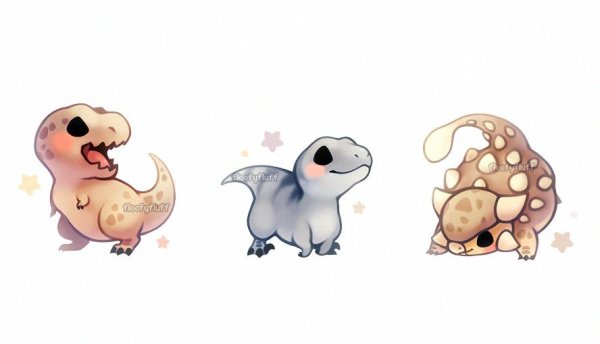 Няшные динозавры