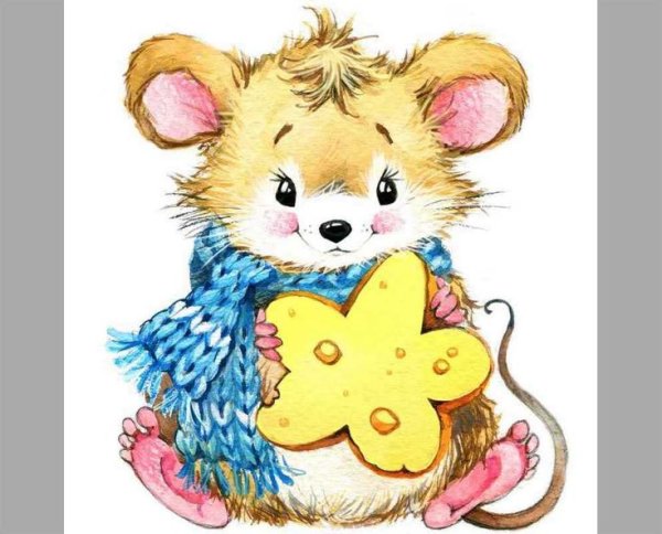 Мышка в венке