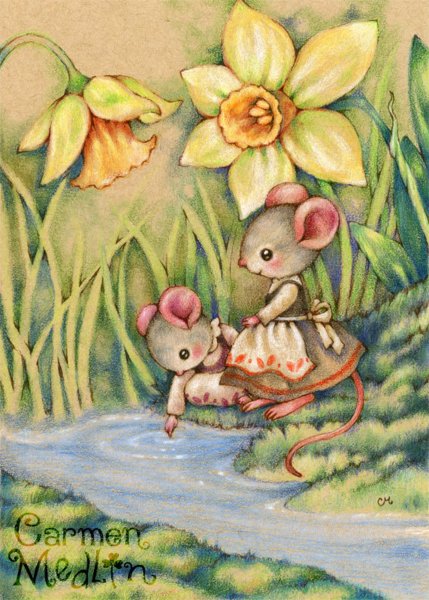 Милый мышонок иллюстрация