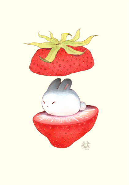Клубника в иллюстраторе