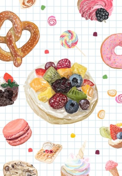 Сладости для рисования