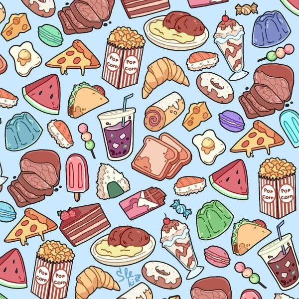 Конфеты в коробке мультяшные