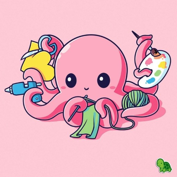 Милый осьминог