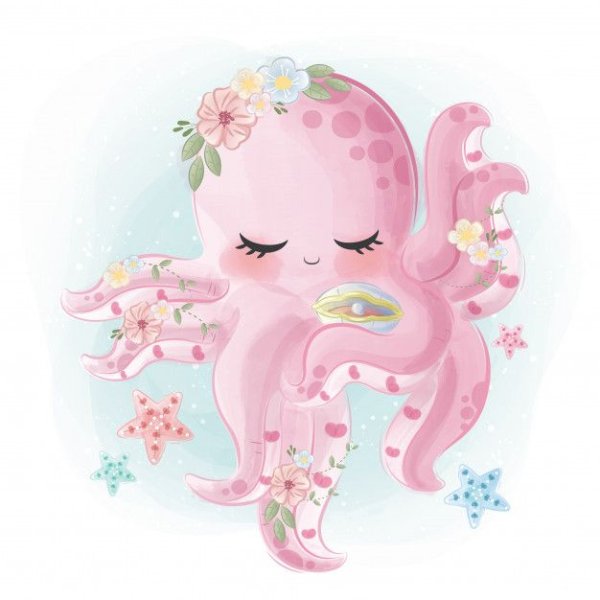 Милый осьминог