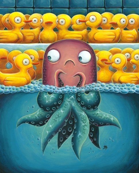 Милый осьминог