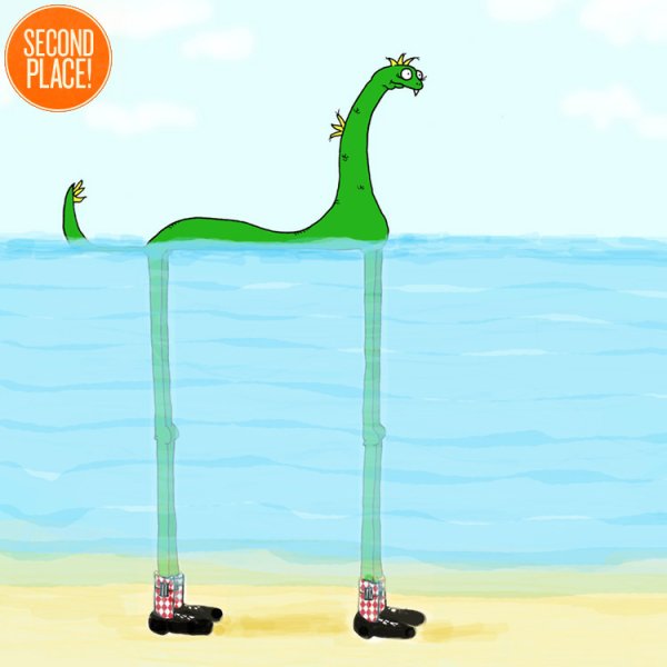 Изображение Лохнесского чудовища