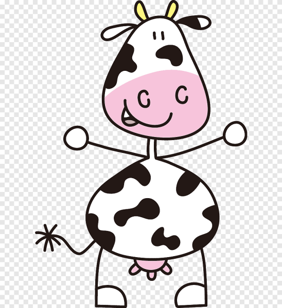 Милые коровки для срисовки