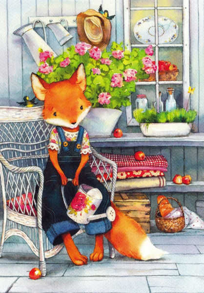Чистотина Евгения иллюстрации лиса