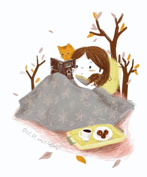 Душевные и уютные иллюстрации