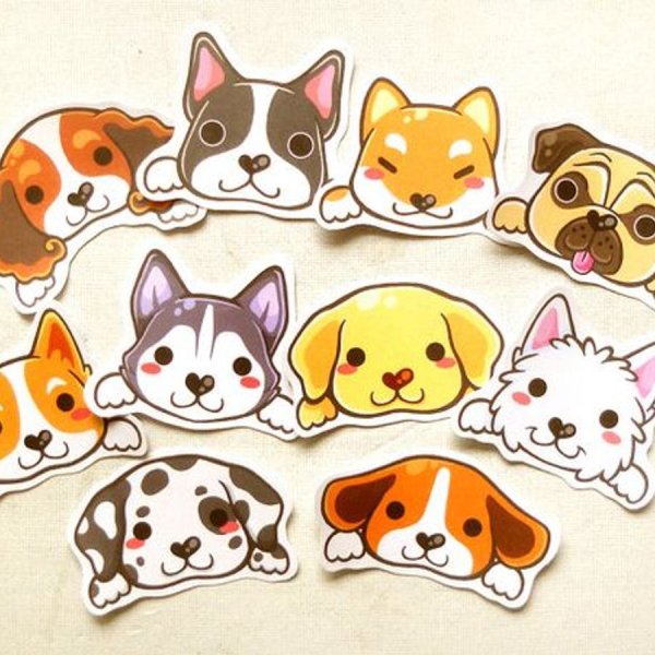 Милые наклейки