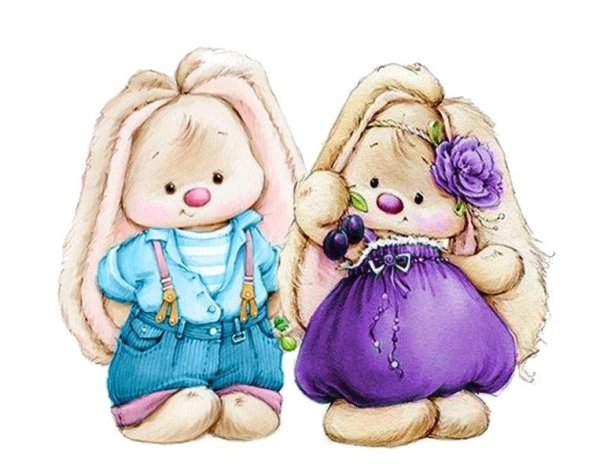 Зайка ми на прозрачном фоне в хорошем качестве