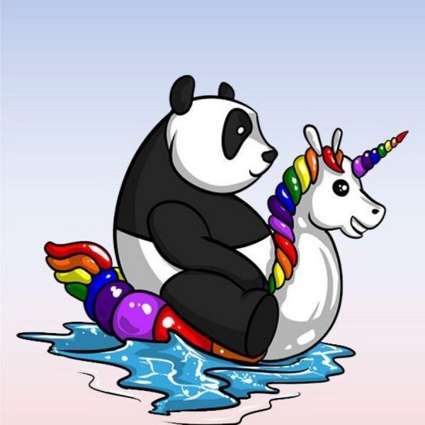 Пандочки Единорог