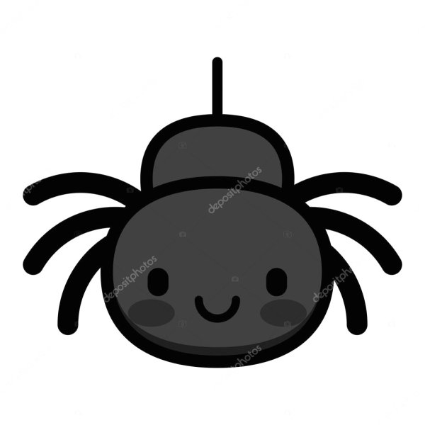 Милые пауки из мультика