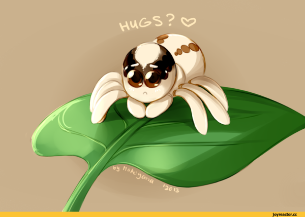 Милый паучок мультяшный