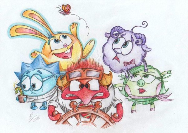 Нюша Малышарики раскраска