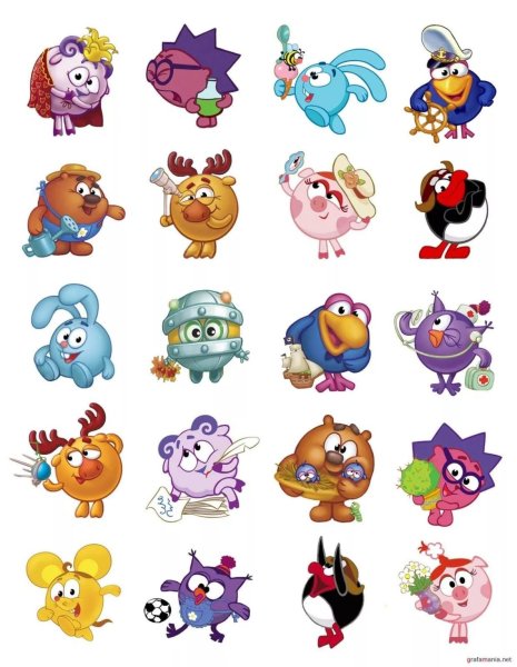 Ёжик из смешариков для срисовки