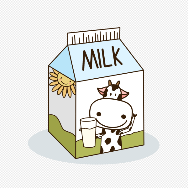 Рисунок коробки молока