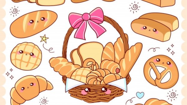 Милая выпечка рисунки