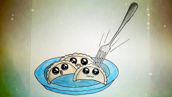 Кавайные пельмешки