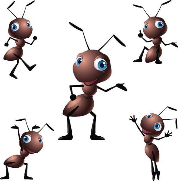 Муравей для презентации из мультика