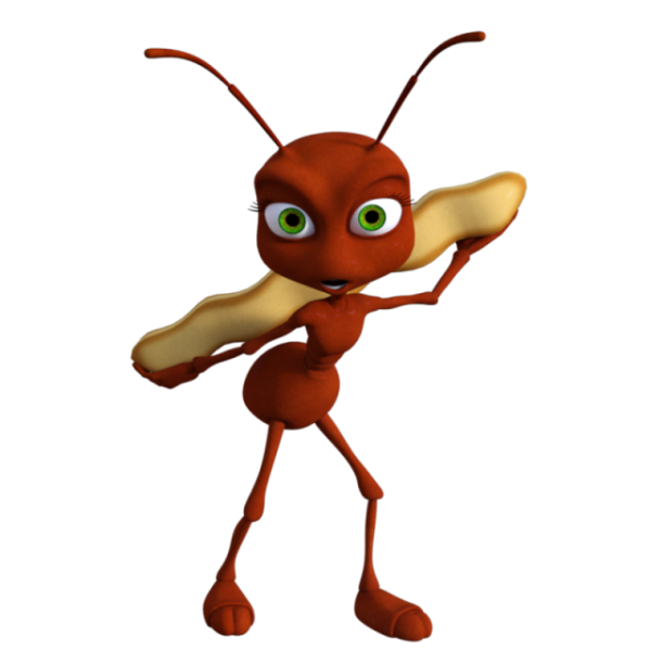 Муравьишка из мультика