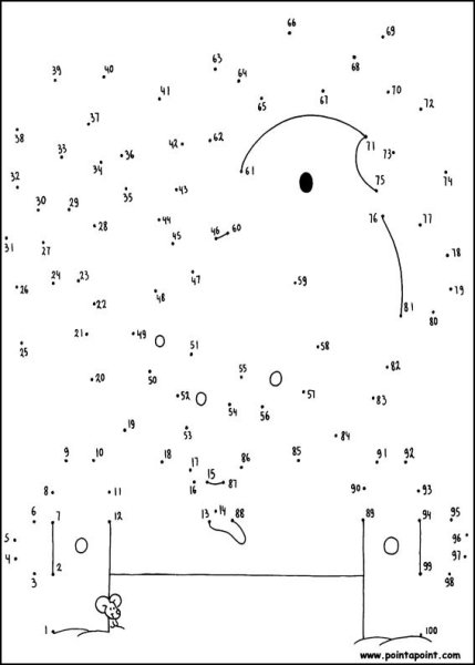 Рисунок соединение по точкам