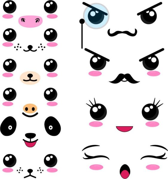 Кавайные рожицы