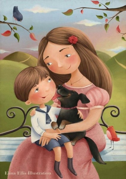 Милые иллюстрации Элины Эллис