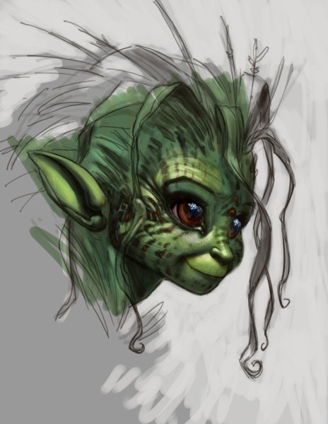 Мифические существа скетчи эльфы