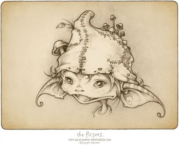 Сказочные существа эскизы