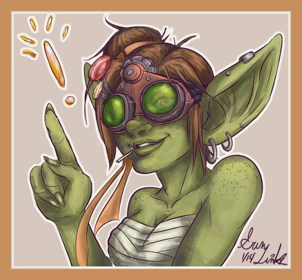 Гоблинша wow арт