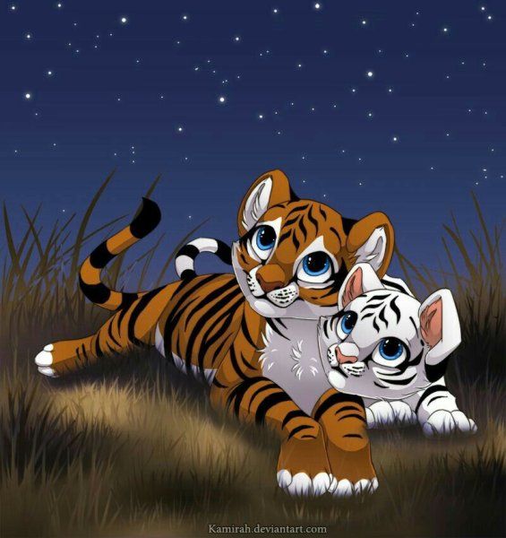 Тигренок мультяшный